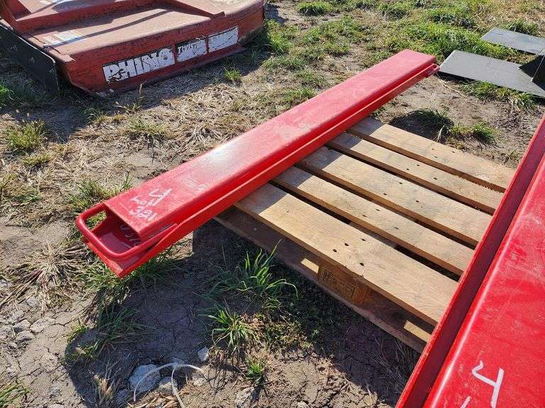 (1) Pair Skidsteer Fork Extensions, 72" Adam Marshall Land & Auction, LLC