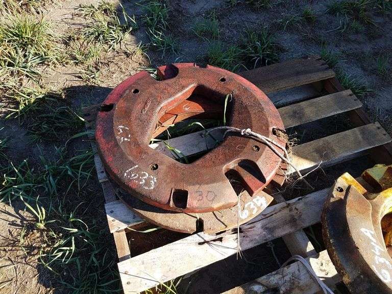 (2) IH Wheel Weights Adam Marshall Land & Auction, LLC