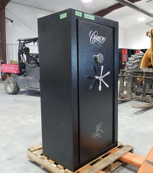 Cannon Gun Safe 26 Long Gun Capacity Adam Marshall Land & Auction, LLC