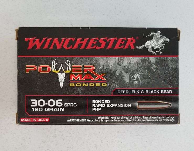 Winchester Power Max Bonded 3006 Springfield 180 Gr (1 X 20) Adam