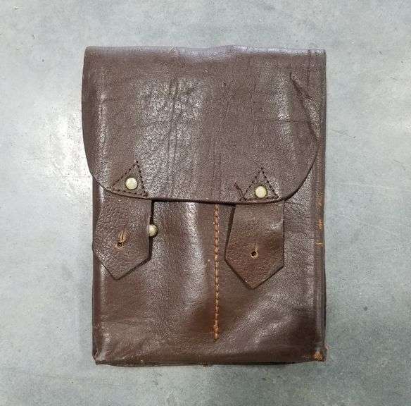 (4) Leather Military AK47 Magazine Pouches (4 Mag) Adam Marshall