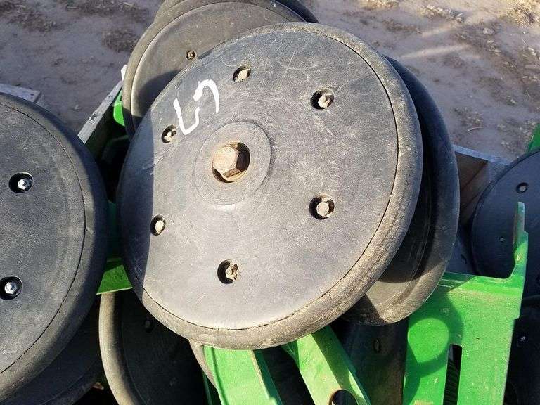 (12) John Deere Closing Wheel Units Adam Marshall Land & Auction, LLC