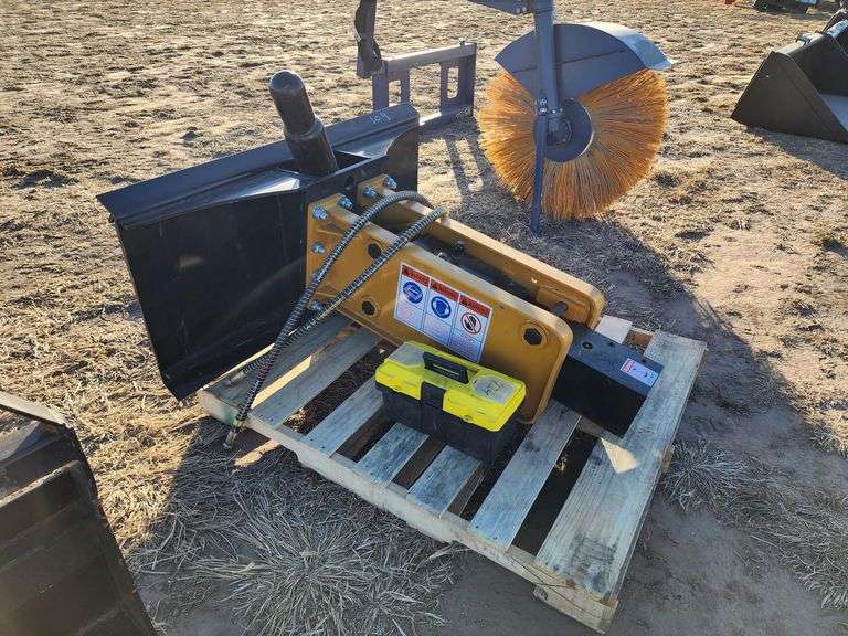 Unused Agrotk 680 Concrete Breaker Adam Marshall Land & Auction, LLC