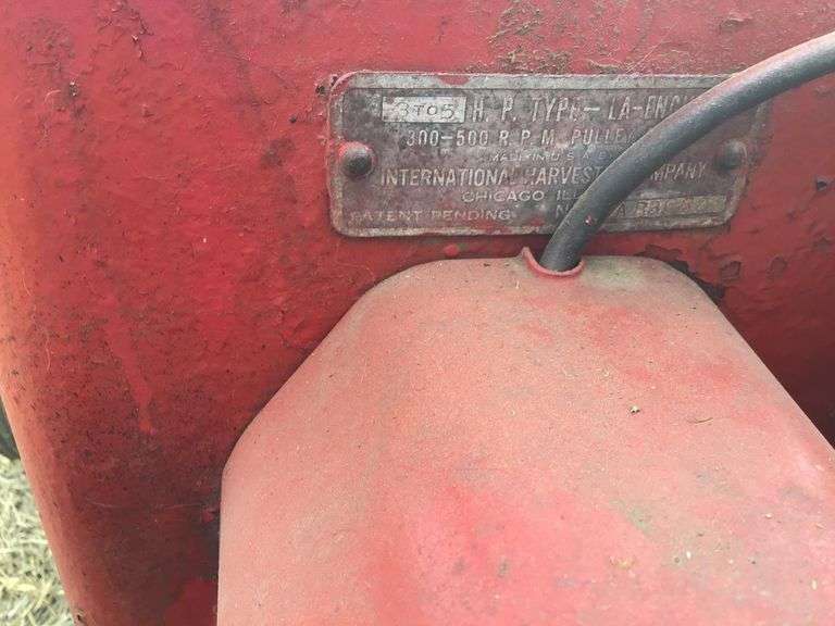 International Motor with Corn Grinder Adam Marshall Land & Auction, LLC