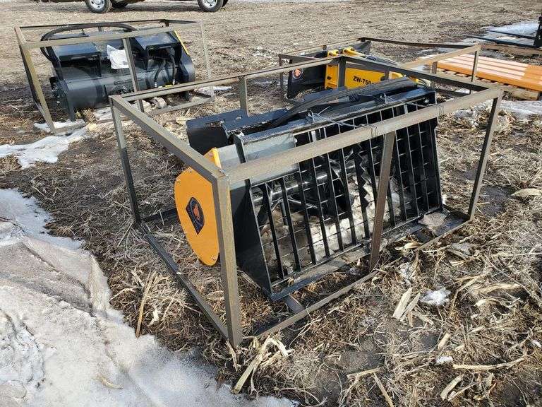 Unused Wolverine Concrete Mixer for Skid Steer Adam Marshall Land