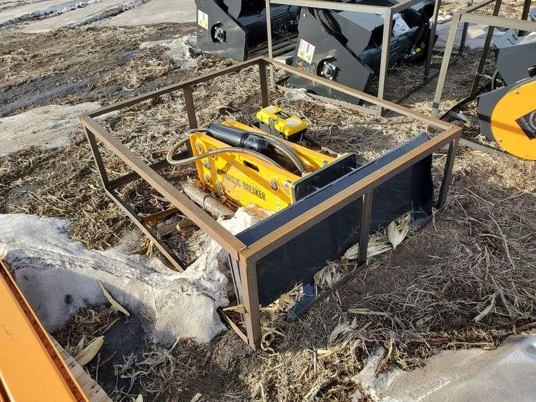 Unused Wolverine ZW750 Concrete Breaker for Skid Steer Adam Marshall