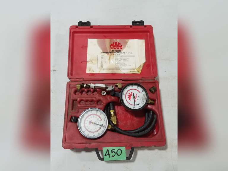 MAC Tools Transmission/Oil Pressure Tester W/Case Adam Marshall Land & Auction, LLC