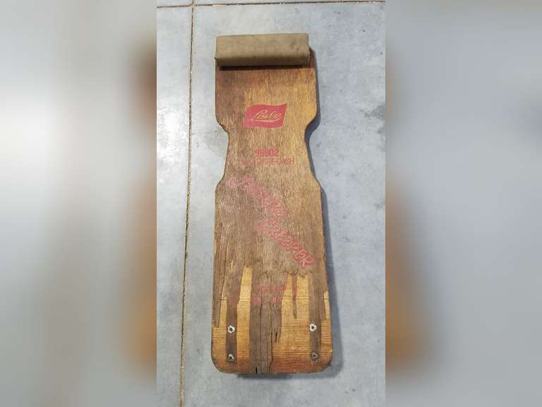 Tool Stud & RollOver Wooden Mechanic's Creepers & Vintage Lisle