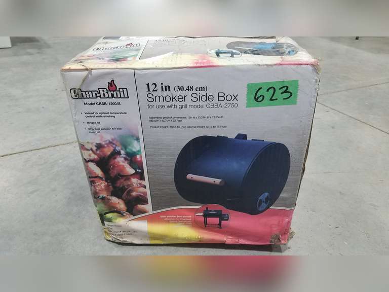 CharBroil 12" Smoker Side Box Adam Marshall Land & Auction, LLC