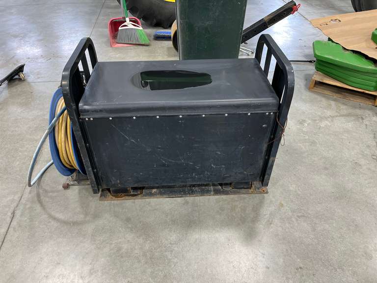 John Deere Toolbox with Air Hose Reel Adam Marshall Land & Auction, LLC