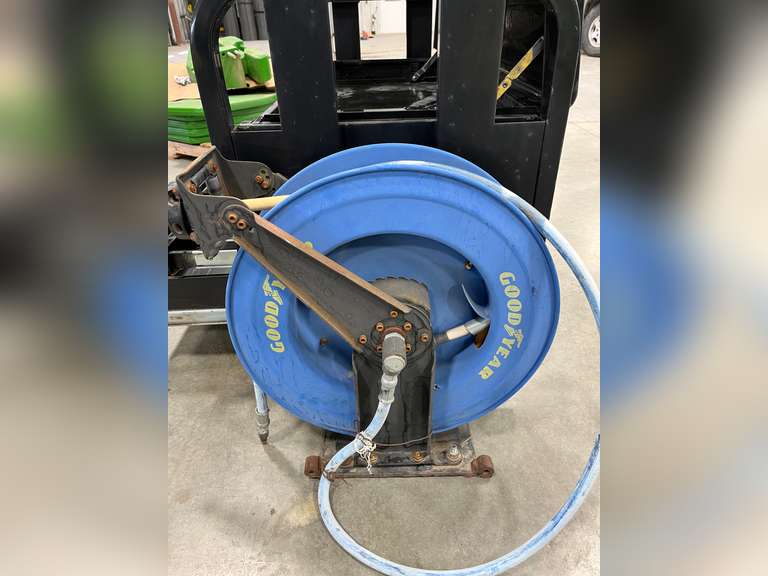 John Deere Toolbox with Air Hose Reel Adam Marshall Land & Auction, LLC