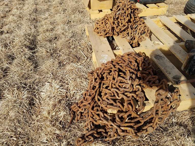 Tractor Tire chains Adam Marshall Land & Auction, LLC