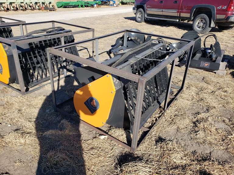 Unused Wolverine concrete mixer for skid steer Adam Marshall Land