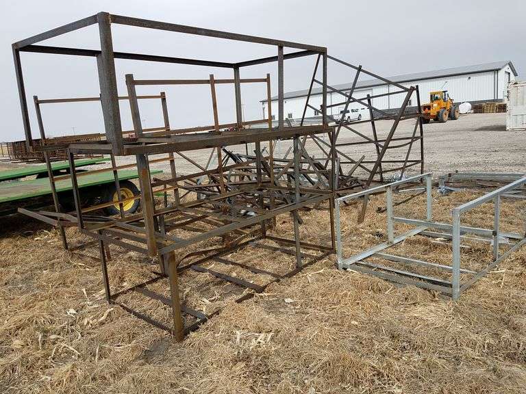 Scrap Iron Pile Angle Iron Adam Marshall Land & Auction, LLC