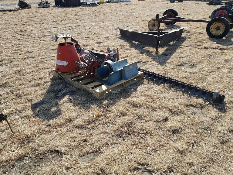 Grain Bin Parts, sweep auger 11ft Adam Marshall Land & Auction, LLC