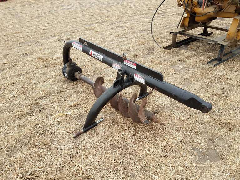 Shaver 3pt. Post Hole Digger, 9" bit Adam Marshall Land & Auction, LLC