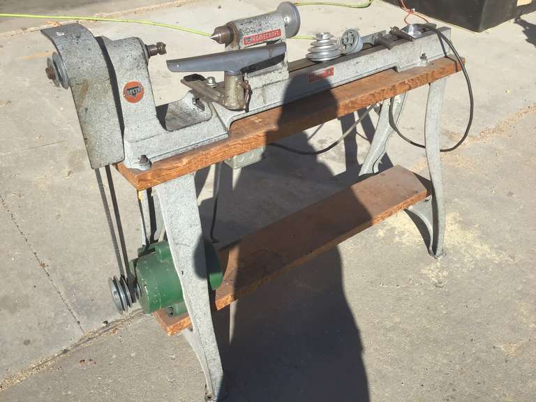 Delta Homecraft Wood Lathe Adam Marshall Land & Auction, LLC