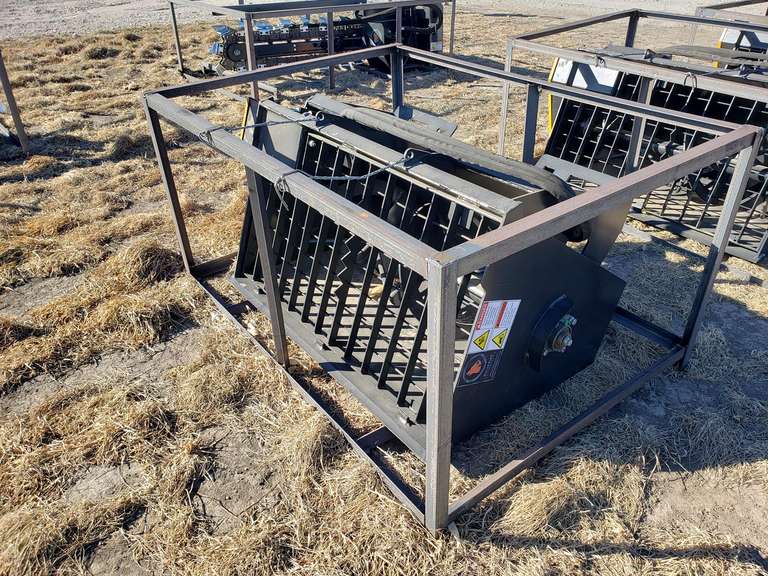 Unused Wolverine concrete mixer for skid steer Adam Marshall Land