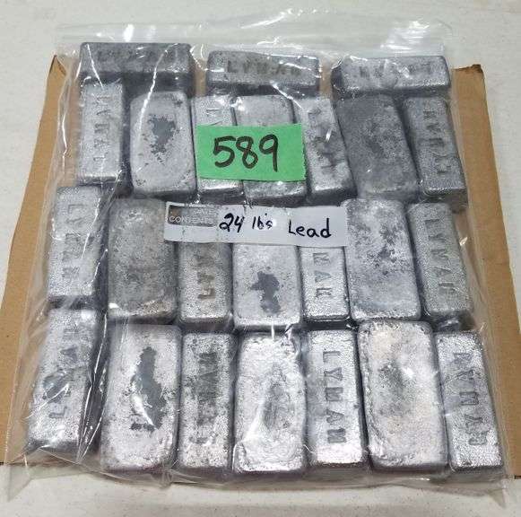 Lyman 1 Lb Lead Ingots (24 Lbs) Adam Marshall Land & Auction, LLC