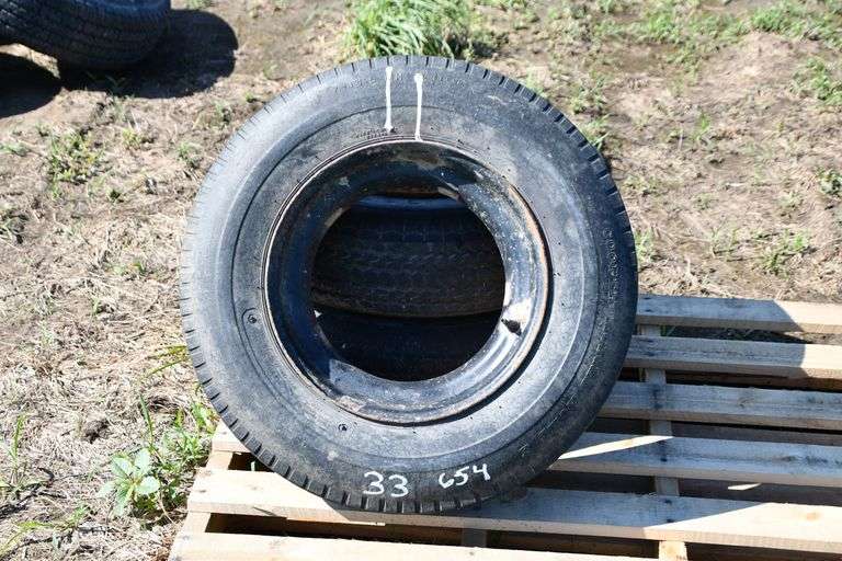 (3) Trailer House Tires & Rims, 714.5MH Adam Marshall Land & Auction