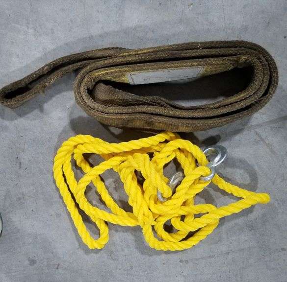 Assorted Tow Straps & Clevises Adam Marshall Land & Auction, LLC