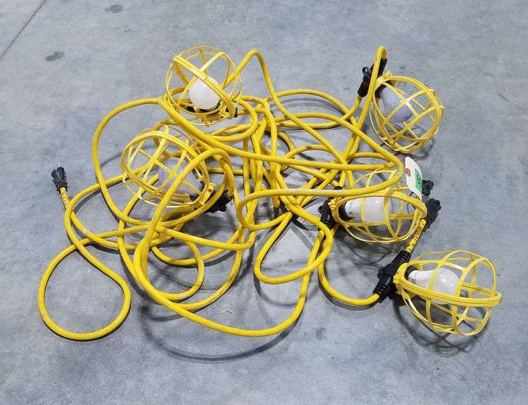 Jobsite Light String Adam Marshall Land & Auction, LLC