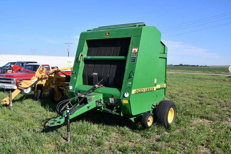 John Deere 566 Round Baler Adam Marshall Land & Auction, LLC