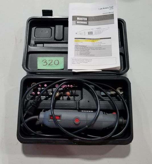 Master Mechanic Rotary Tool Kit Adam Marshall Land & Auction, LLC