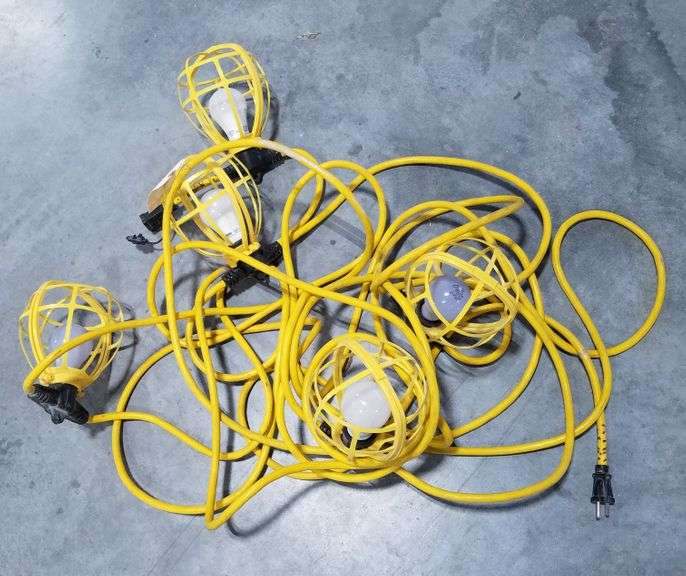 Jobsite Light String Adam Marshall Land & Auction, LLC