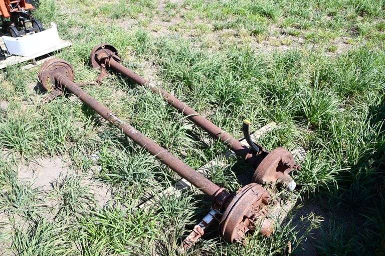 (2) Trailer House Axles Adam Marshall Land & Auction, LLC