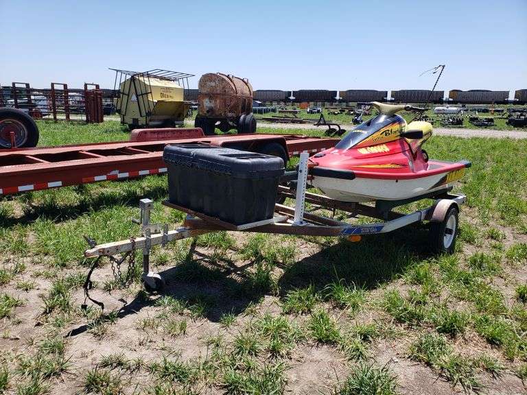 Yamaha Waveblaster Jetski with Double Trailer Adam Marshall Land & Auction, LLC