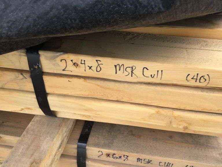 (40) 2x4x8' Cull Lumber Adam Marshall Land & Auction, LLC