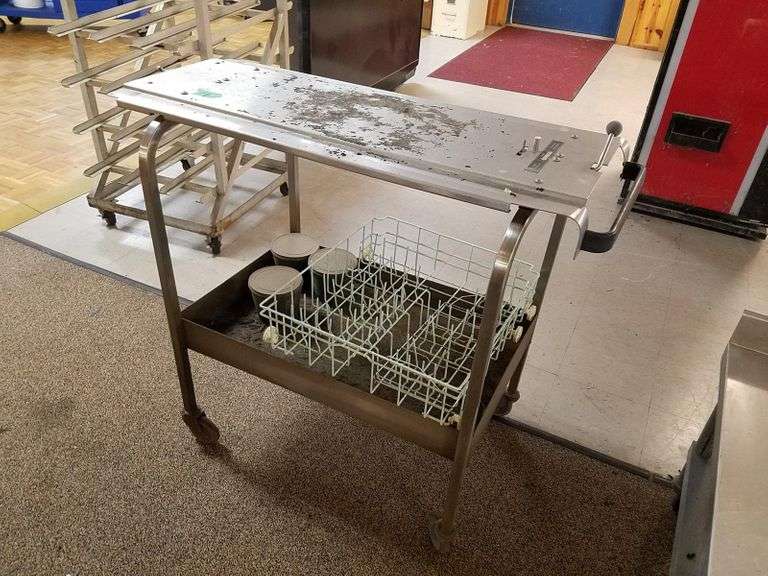 Dishwasher Cart 39Tx45x22 Adam Marshall Land & Auction, LLC