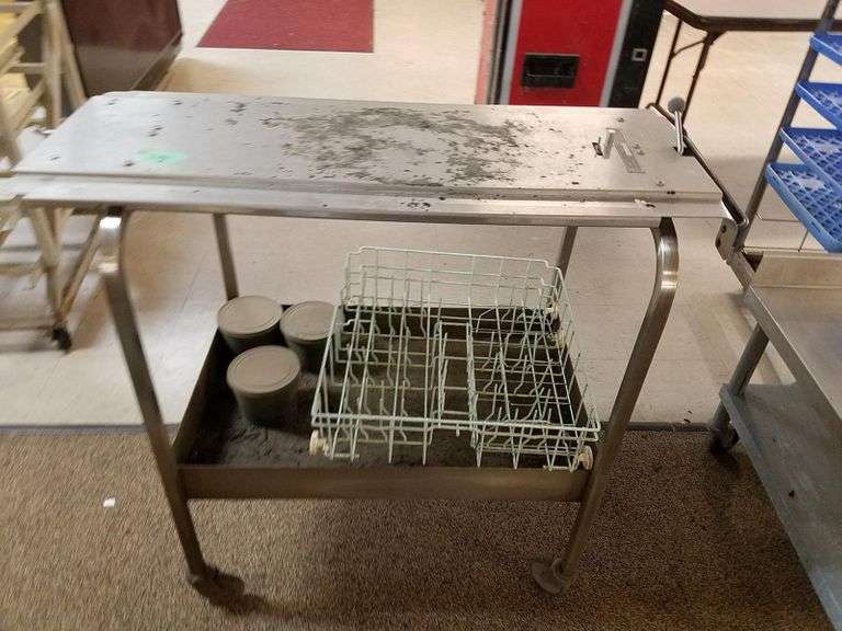 Dishwasher Cart 39Tx45x22 Adam Marshall Land & Auction, LLC