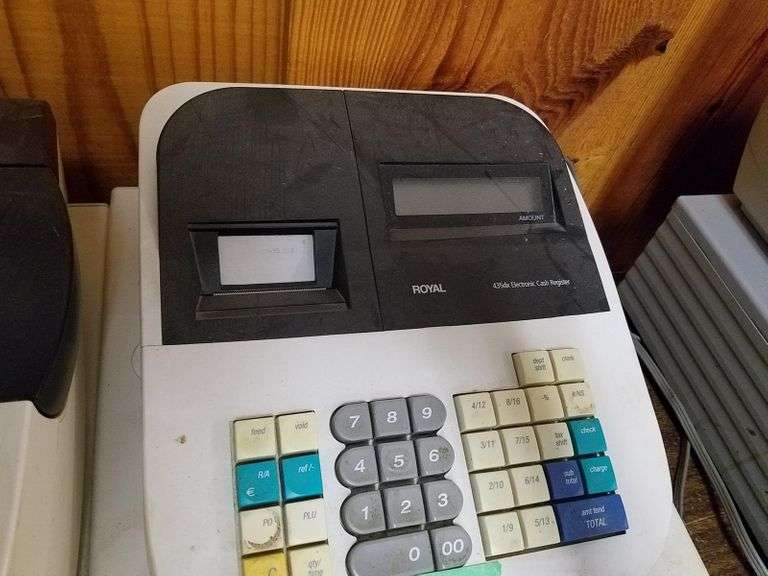 (2) Cash Registers, Royal 710ML & 435DX Adam Marshall Land & Auction, LLC