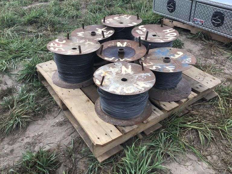(7) Spools Electric Fence Wire Adam Marshall Land & Auction, LLC