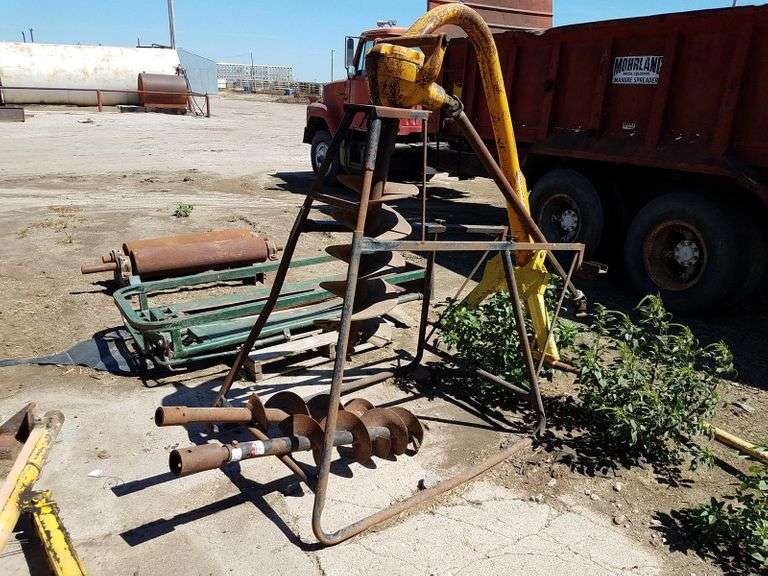 Danuser F8 3PT. Post Hole Digger with Stand Adam Marshall Land