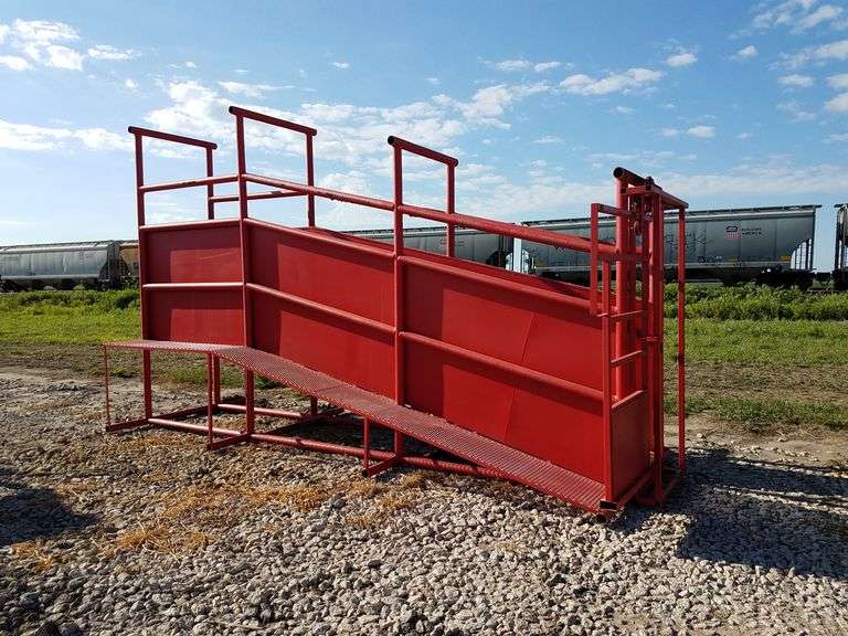 Unused Steel Loading Chute 33" x 17'5" Adam Marshall Land & Auction, LLC