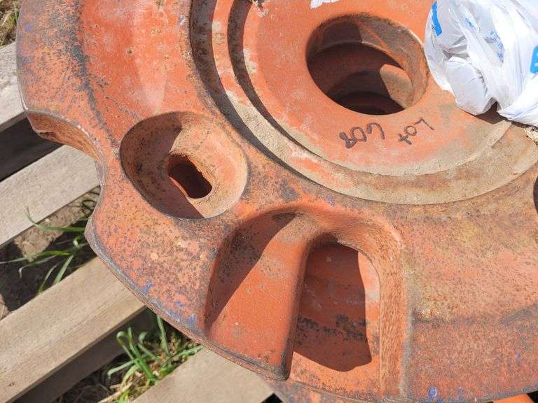 (4) Allis Chalmers WD45 Rear Wheel Weights Adam Marshall Land