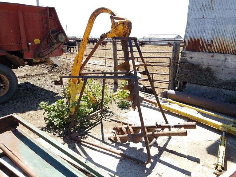 Danuser F8 3PT. Post Hole Digger with Stand Adam Marshall Land