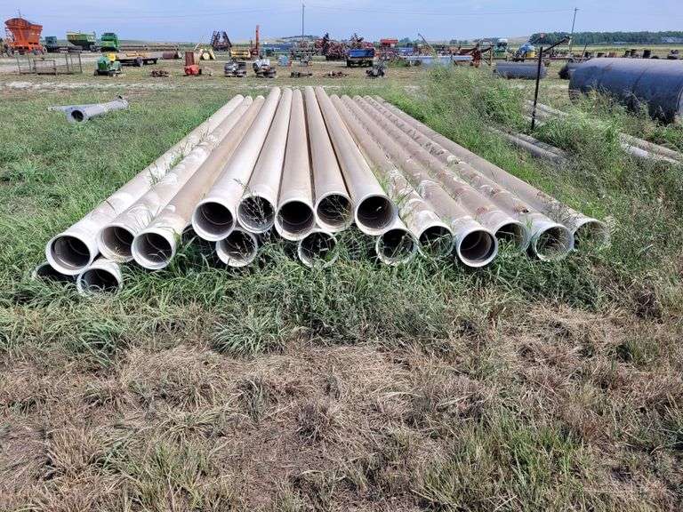 (32) 8" PVC gated pipe, 20" gates Adam Marshall Land & Auction, LLC
