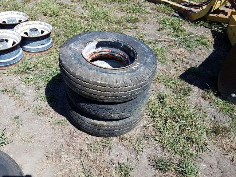 (3) Trailer House Tires & Rims Adam Marshall Land & Auction, LLC