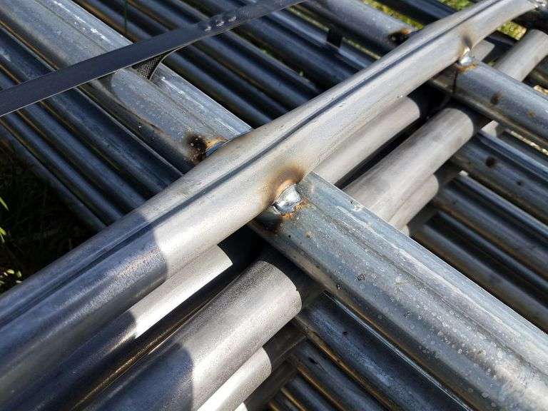 New 20 ft. continuous fence panels, 6 bar, 2nd's Stock, sold 10 x bid