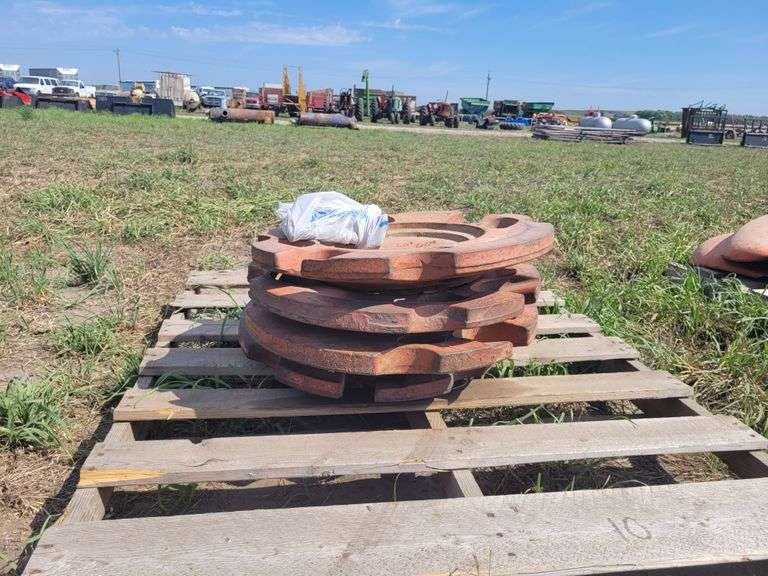 (4) Allis Chalmers WD45 Rear Wheel Weights Adam Marshall Land