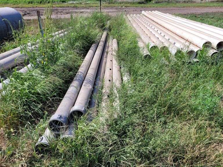 (8) 6" Aluminum Gated Pipe, One is short Adam Marshall Land & Auction