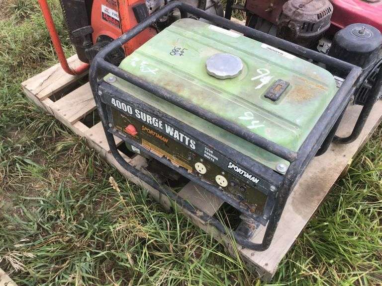 Sportmans 4000 Generator Not Running Adam Marshall Land & Auction, LLC