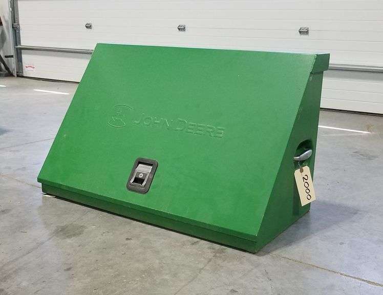 John Deere Portable Triangle Tool Box Adam Marshall Land & Auction, LLC