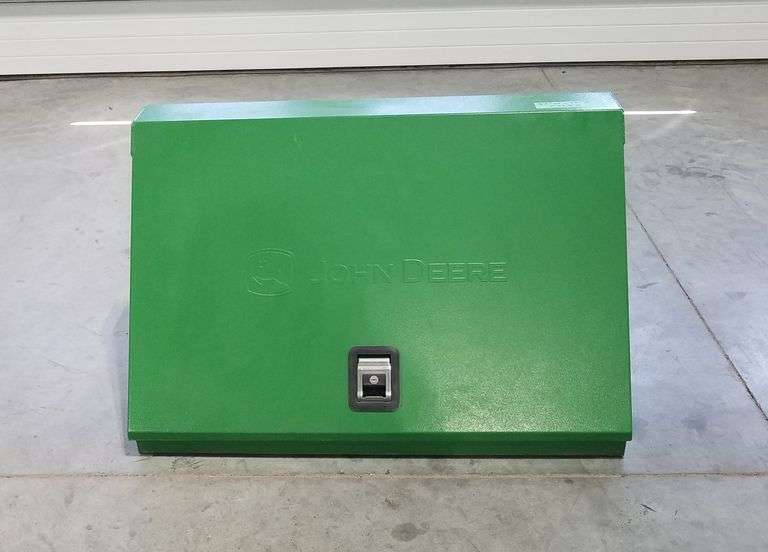 John Deere Portable Triangle Tool Box Adam Marshall Land & Auction, LLC