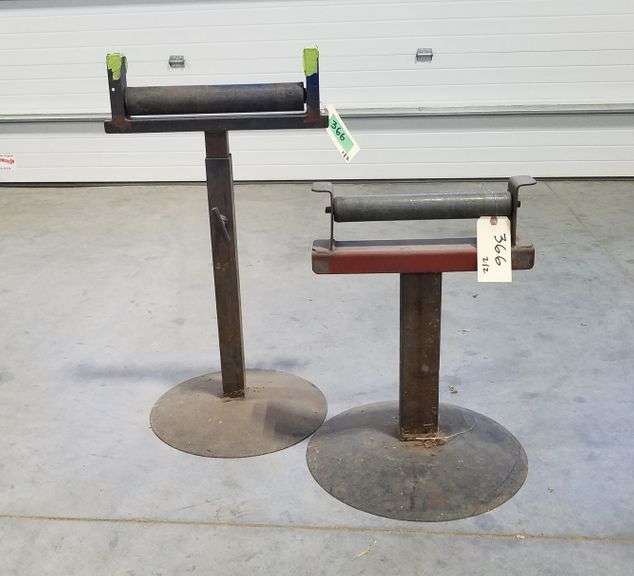 (2) Roller Stands Adam Marshall Land & Auction, LLC