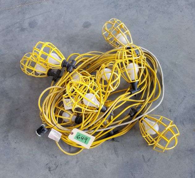 Temporary Lighting String Adam Marshall Land & Auction, LLC